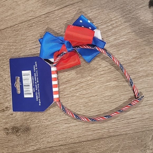 (J24) Patronic Headband Toddler with bow - Picture 2 of 3